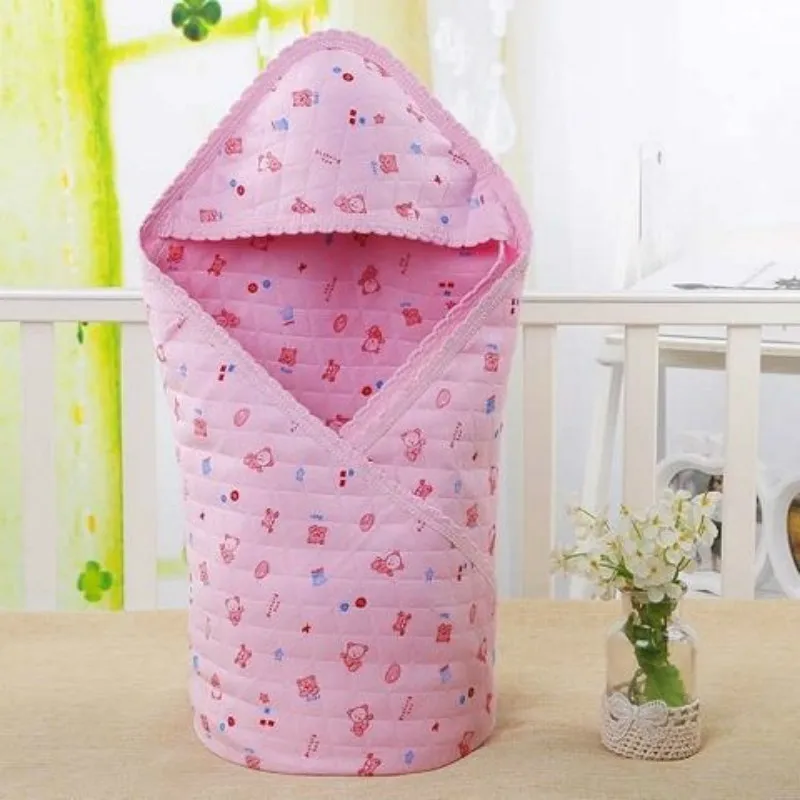 Пеленальное Одеяло для новорожденных мультяшное Хлопковое одеяло с капюшоном