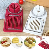 stainless steel boiled egg slicer section cutter mushroom tomato cutter kitchen skiving machine cooking accessory