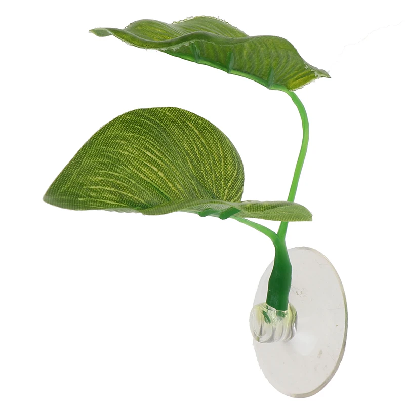 

1PCS Fish Tank Aquarium Artificial Leaf Fish Rest Spawning Ornamental Plant Fish Play Relax Hide Leaf Hammock Home Decor Plants