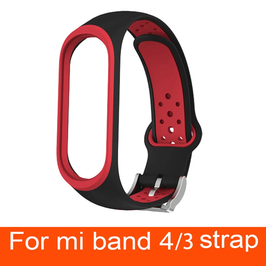 Ремешок для Xiaomi Mi Band 6 5 4 силиконовый браслет NFC смарт-часов аксессуары спортивный