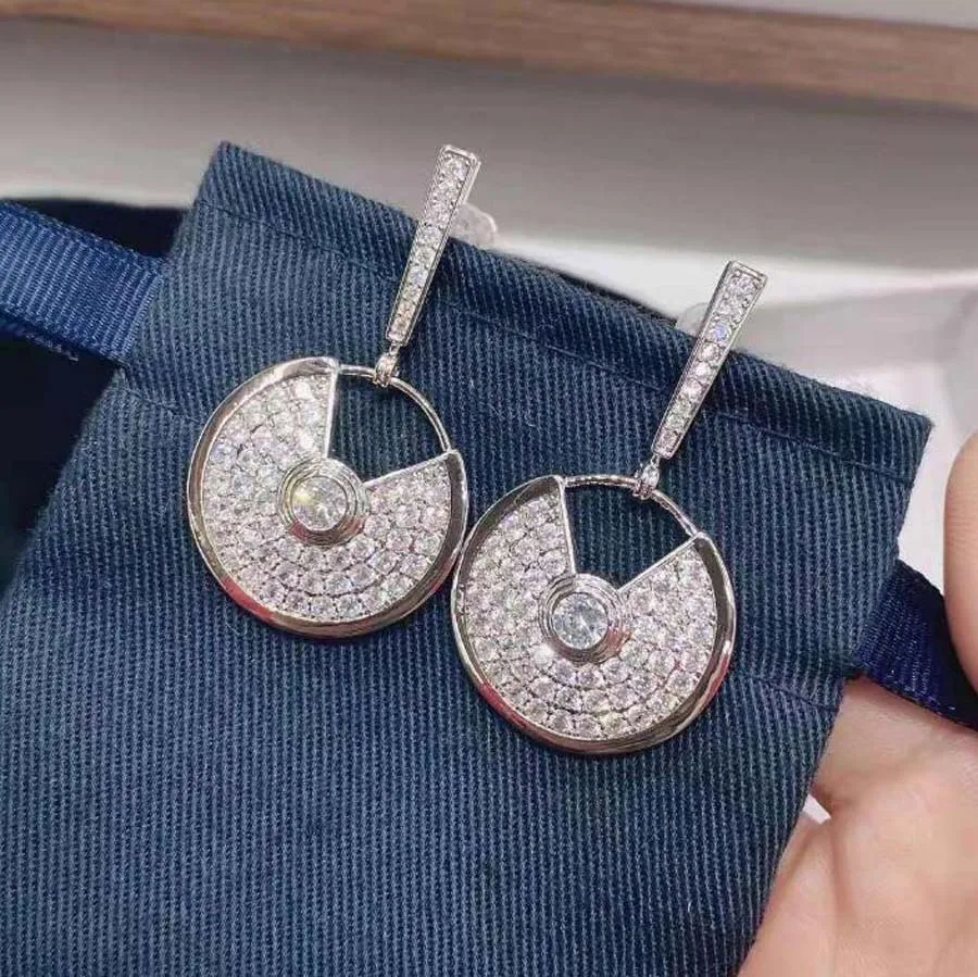 

New Trendy Fashion Geometric Stud Earrings Women Vintage wishful knot circle exquisite elegant classic earrings