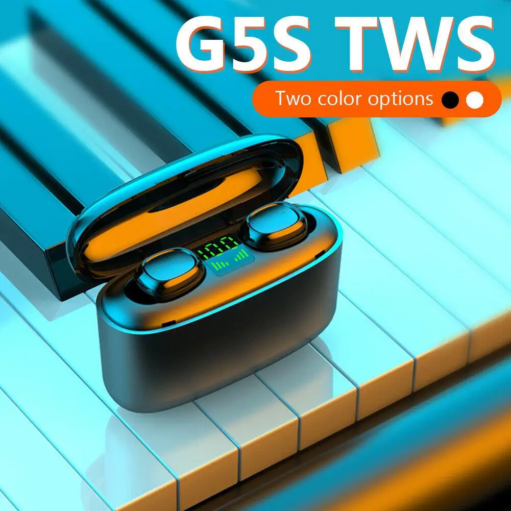 BEESCLOVER G5S двойные наушники Bluetooth 5 0 спортивные TWS беспроводные перезаряжаемые с