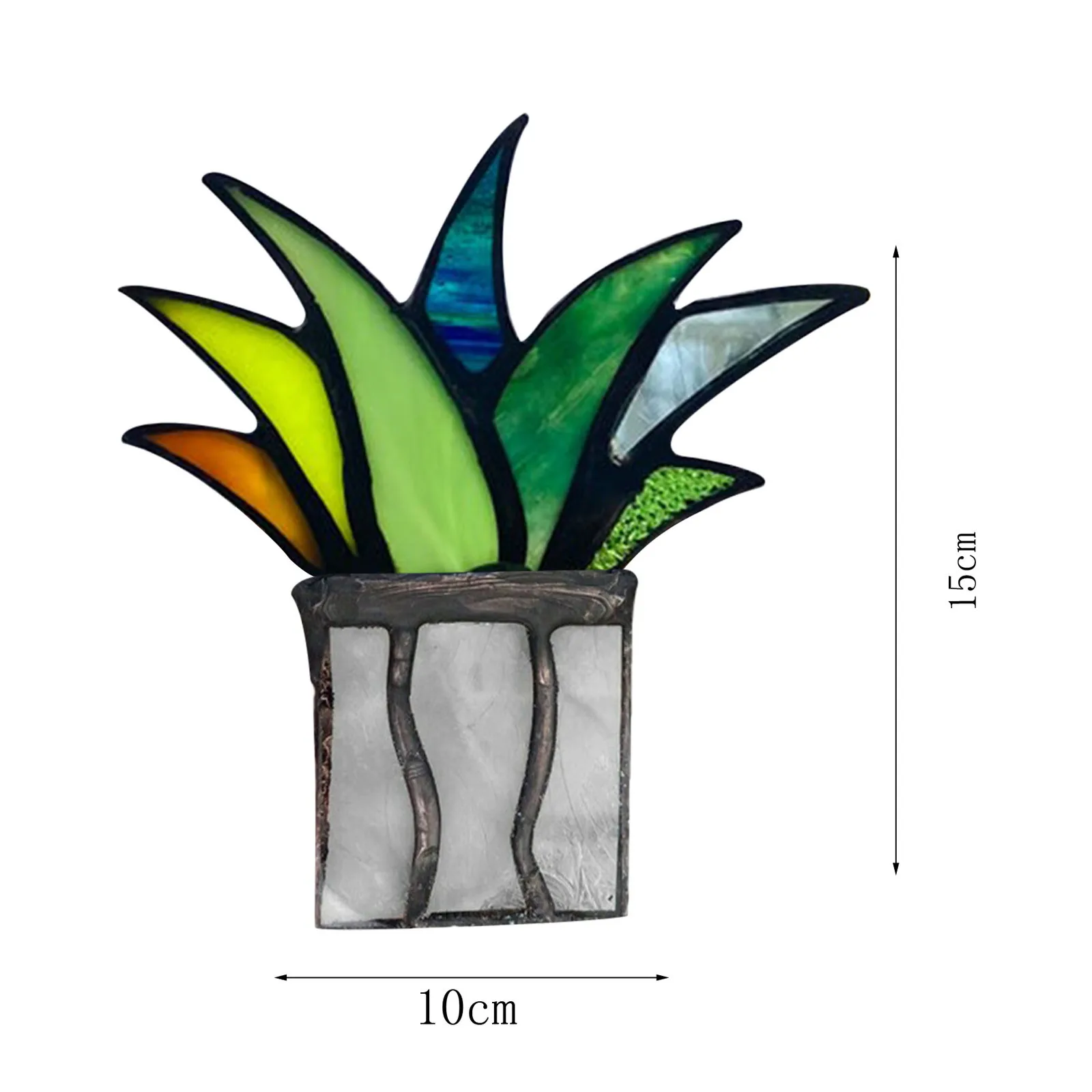 

Mini Colorful And Aloe Potted Plant Pot Potted Plant Decoration
