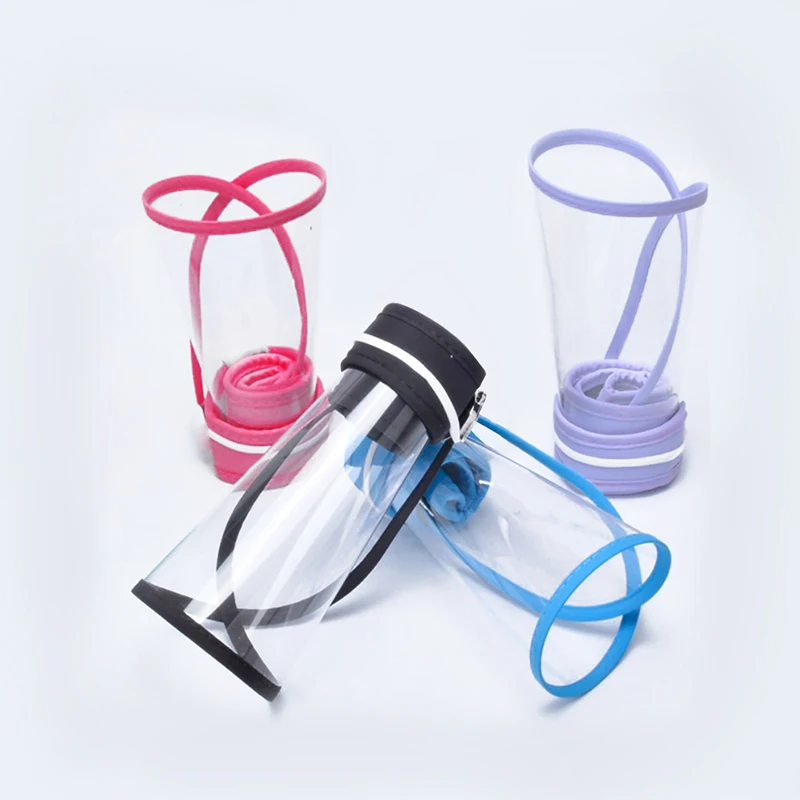 Прозрачная взрослая унисекс противоскользящая шляпа Пылезащитная крышка защита