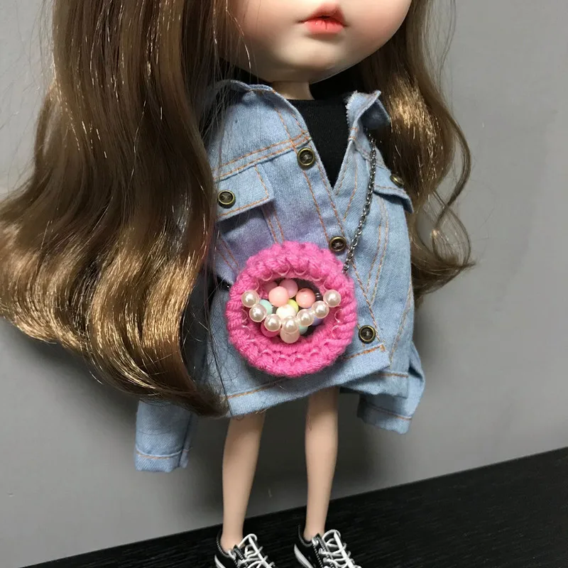 Миниатюрные 1:6 Куклы blythe Bag акриловая модная сумка для куклы licca Pullip 1/6 аксессуары