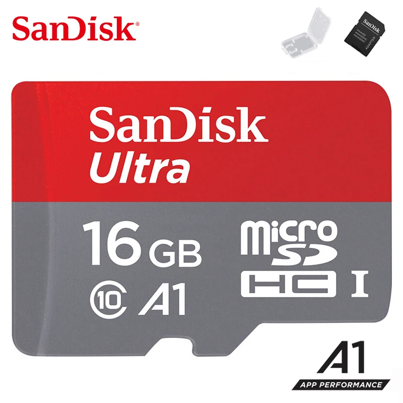 - SanDisk microSDHC/SDXC  256G 200G 128G 64G UHS-I A1       32 GB 16G    98 /.  micro SD