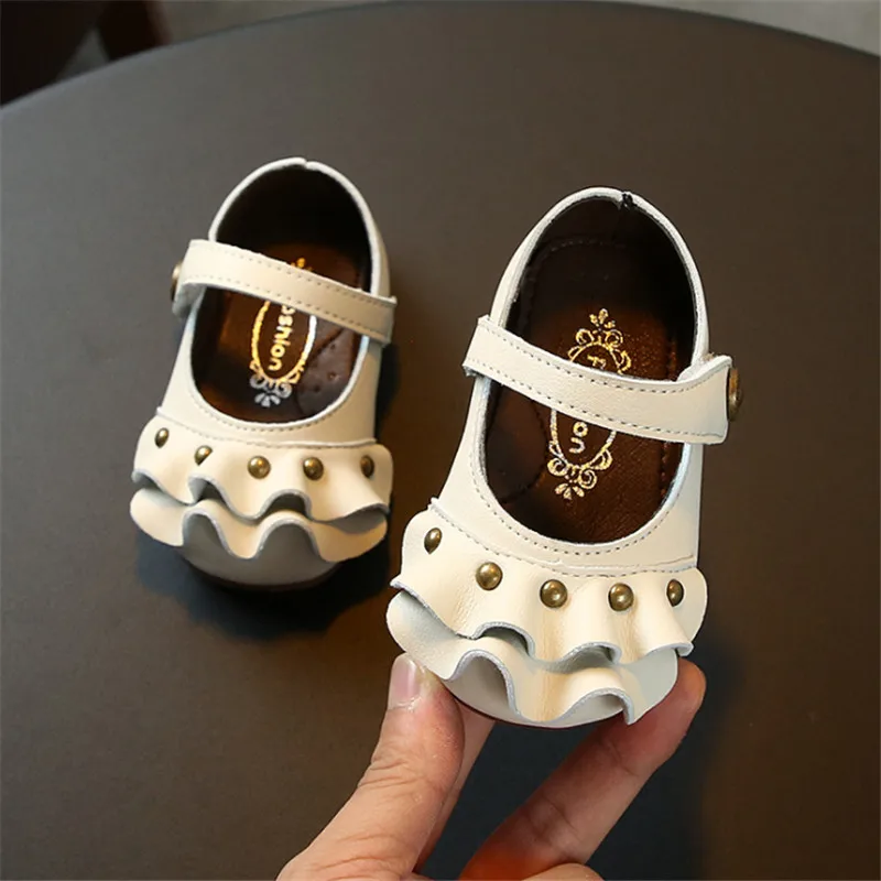 DIMI/обувь принцессы из мягкой кожи для новорожденных девочек детская обувь с