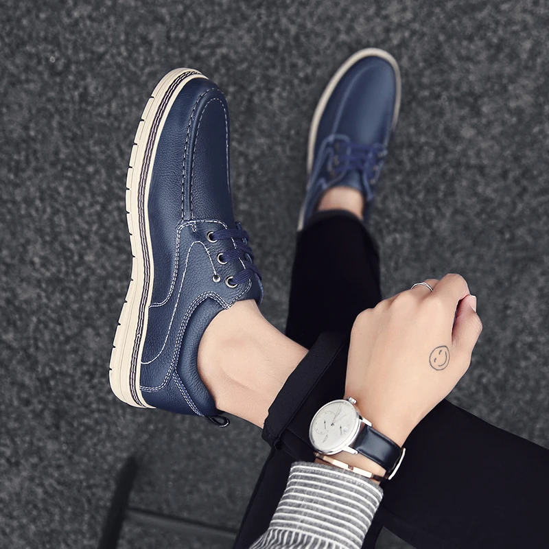 Лидер продаж мужские туфли из натуральной кожи на плоской подошве туфли-оксфорды