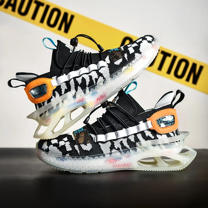 

Мужские кроссовки для бега, Нескользящие, дышащие