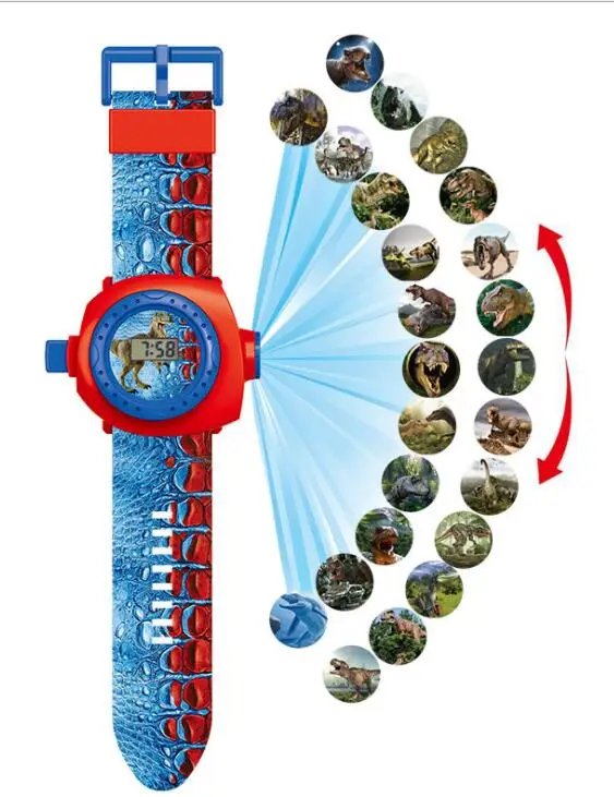 Розовый Детские часы Montre Enfant мультфильм 3D проекция Человек-паук для маленьких девочек мальчиков детские спортивные цифровые наручные часы relojes - Цвет: Розовый