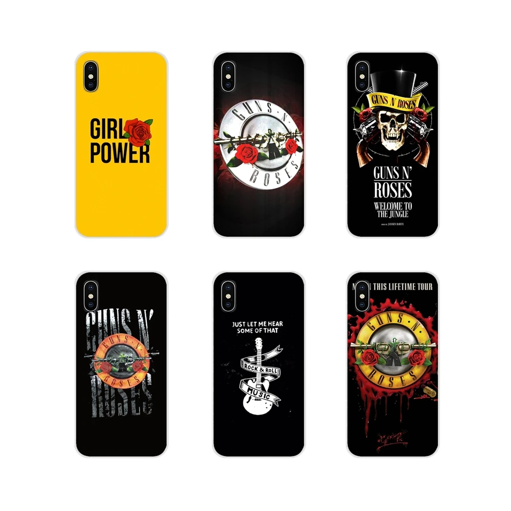 Guns n roses музыка банк прозрачный мягкий чехол сумка для Huawei NOVA 2 3 2i 3i Y6 Y7 Y9 премьер