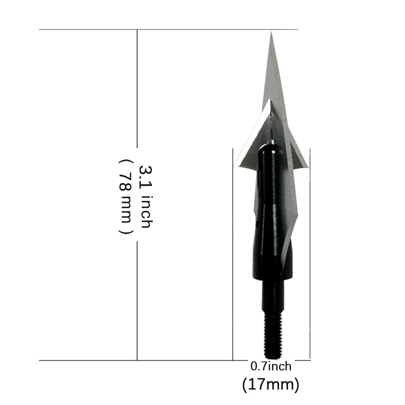 3/6/12 шт. наконечники для стрельбы из лука охотничьи нержавеющей стали блочный лук
