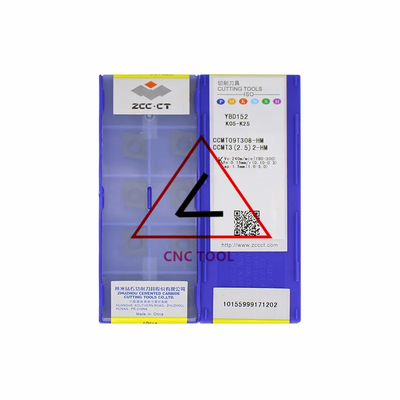 

CCMT09T308-HM YBD152 10 шт. оригинальный Китай ZCCCT поворотные вставки