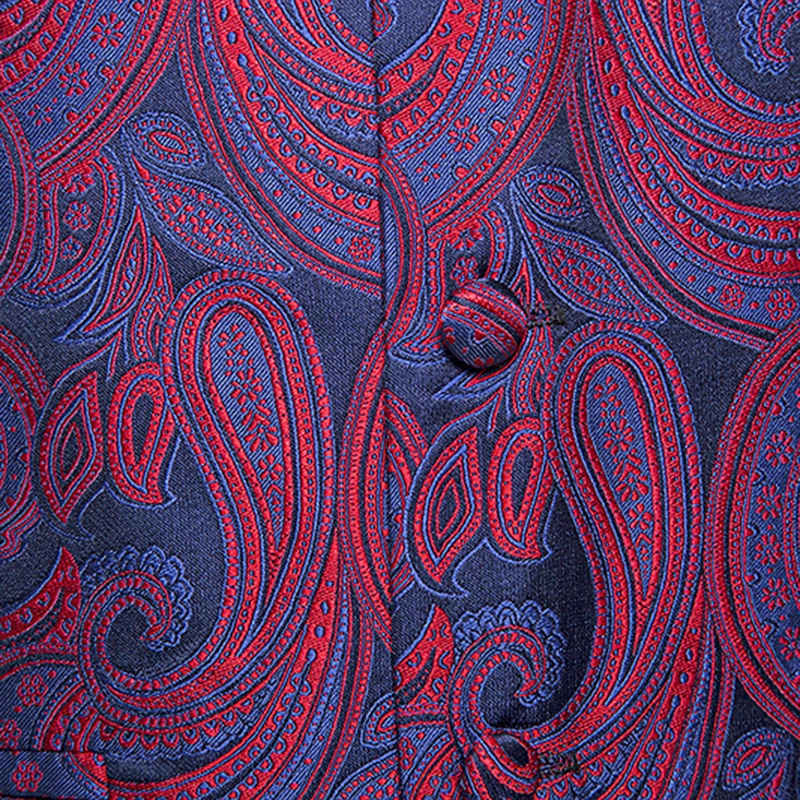 Модный Мужской умный повседневный костюм жилет пальто мужской с цветочным