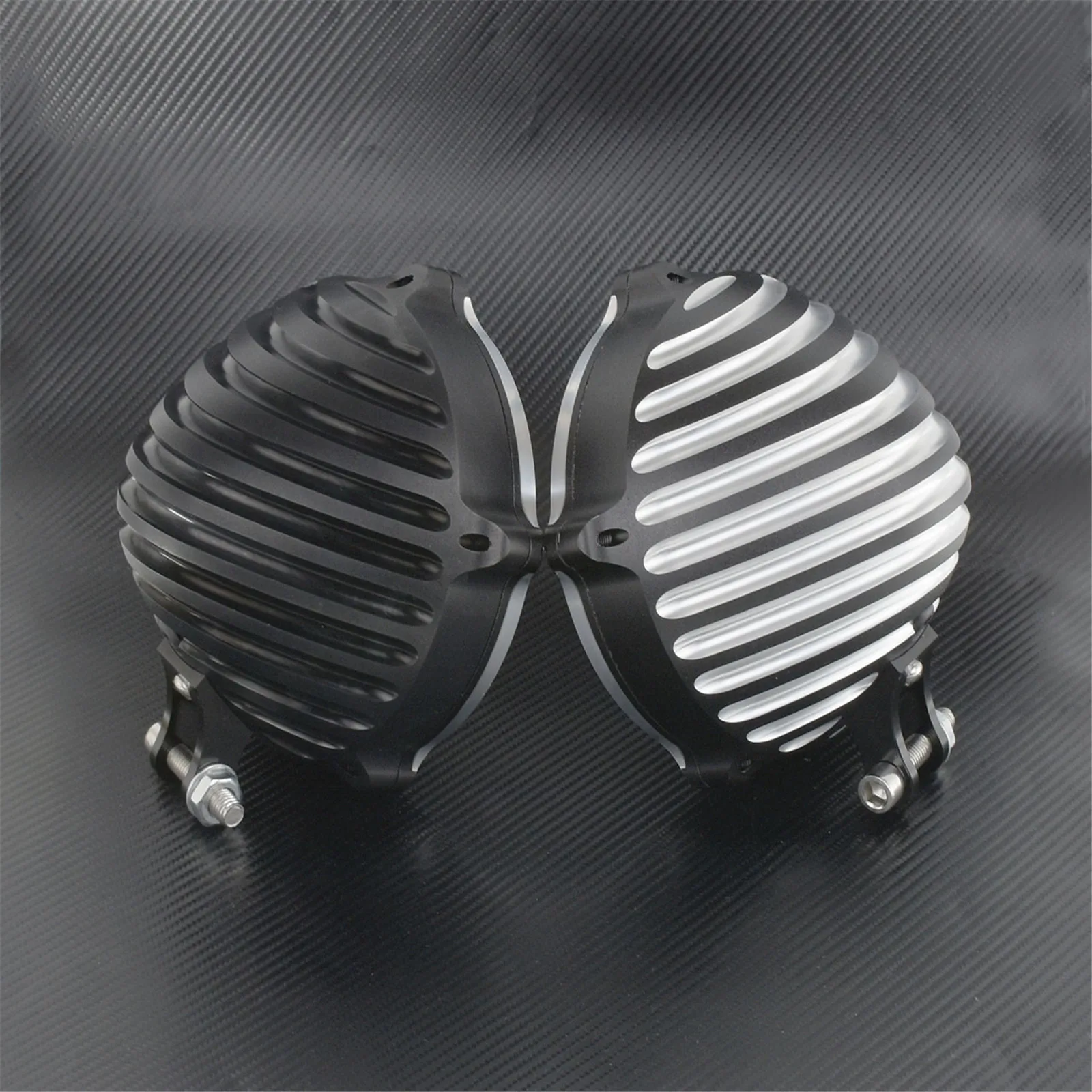 5 75 ''крышка фары мотоцикла с нижней конфигурацией крепления CNC алюминий для