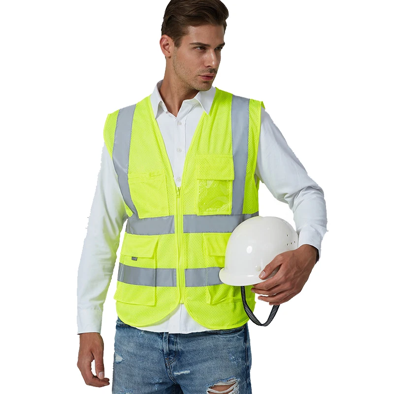 

Hivizi Original Brand High Visibility Reflective Safety Vest Security Mesh Vest Waistcoat For Construction Traffic Mining