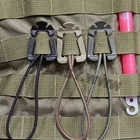1 шт. эластичный шнур висячая пряжка зажим Открытый Дорожный набор зажим Военный Открытый лагерь Поход карабин