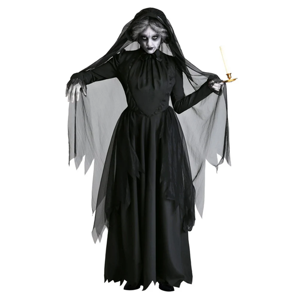 

2021 Vampire Bride Cosplay Costume Dress Outfits Halloween Carnival Suit