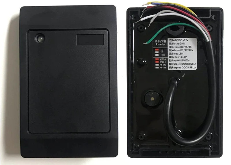 Водонепроницаемый считыватель карт Wiegand Wg26 Wg34 RFID IC 125 кГц 13 56 МГц ID для системы