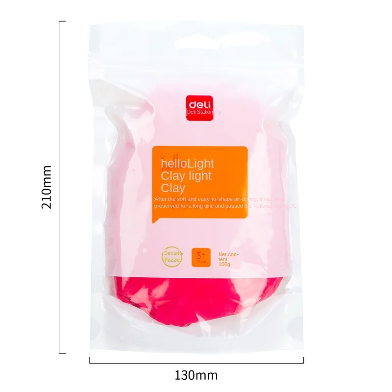 Пластилин Deli светильник светлая глина цветные игрушки сделай сам безопасная