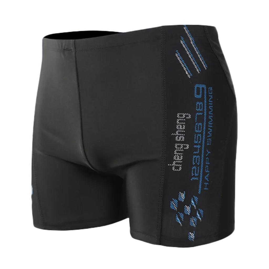 

Men's Boxer Swimming Shorts Shorts Men's Printing Sexy Nylon Breathable Built-In Beam Line Briefs Swimming Trunks