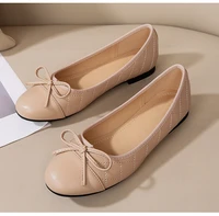 women shoes casual comfortable bowknot flat single shoes womens fall round toe shallow mouth ballet flats womens loafers