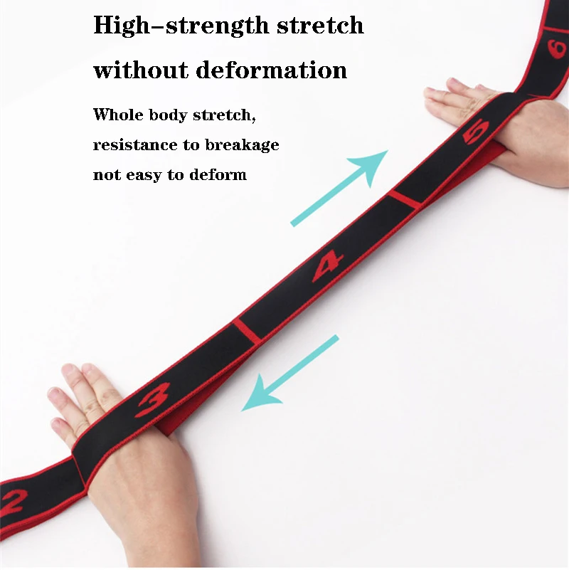 

Yoga Fitness Exercise Latin Dance Elastic Stretch Belt Pull Strap Sports Resistance Band For Body Building Equipment