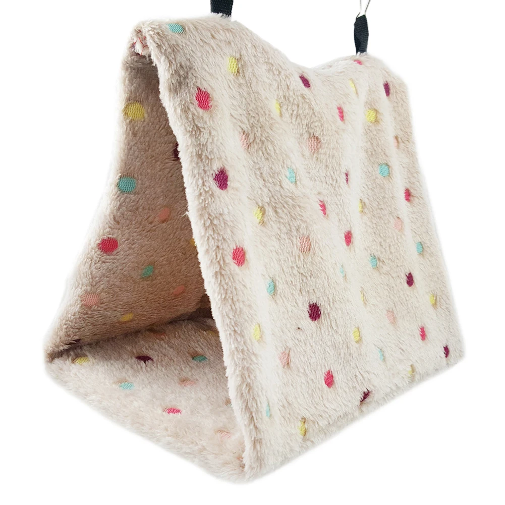 

Подвесное Птичье гнездо, клетка, палатка для маленьких домашних животных, гамак для попугаев, подвесная кровать для птиц, теплая мягкая плюш...