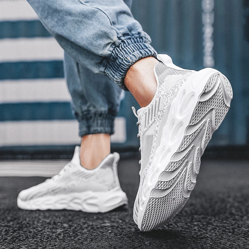 2020 новая сетчатая мужская повседневная обувь ударопрочная легкая дышащая для