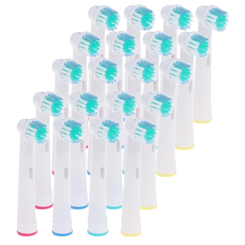 20 шт. сменные головки для электрической зубной щетки Braun Cross Action|Насадки зубных