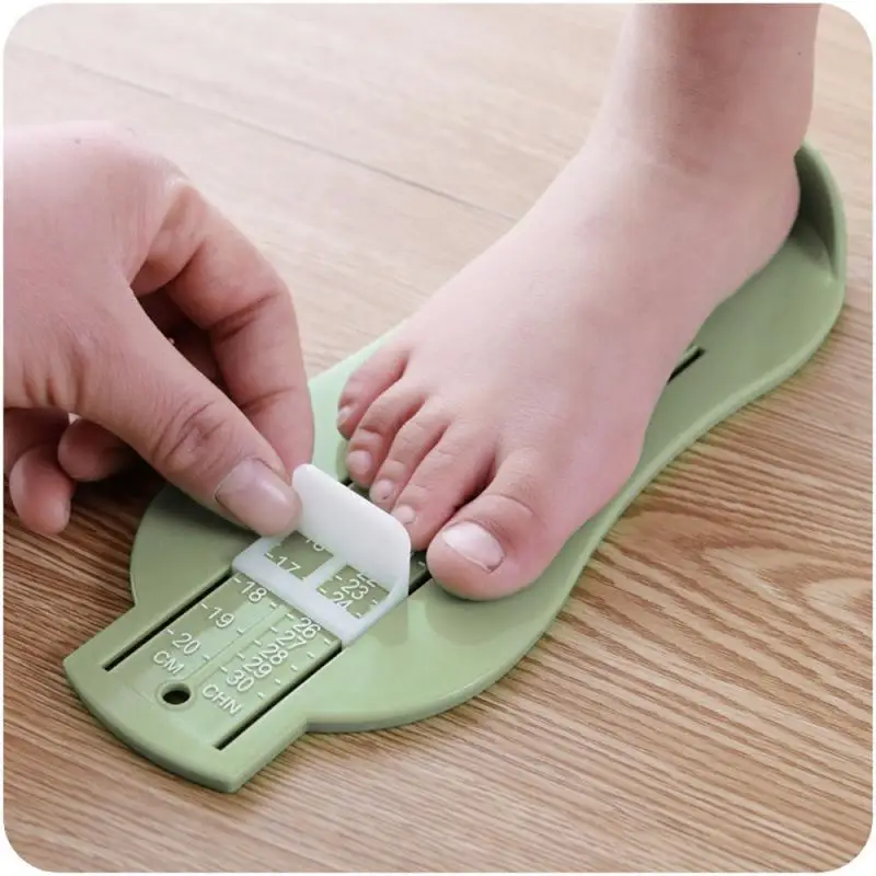 Foot Measure Gauge 3Colors Baby Kids Foot Ruler Shoes Size Measuring Ruler Shoes Length Growing Foot Fitting Ruler Tool 0-8Years images - 4