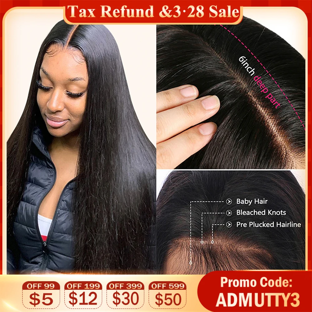 Парик из человеческих волос с кружевом спереди для черных женщин HD прозрачный