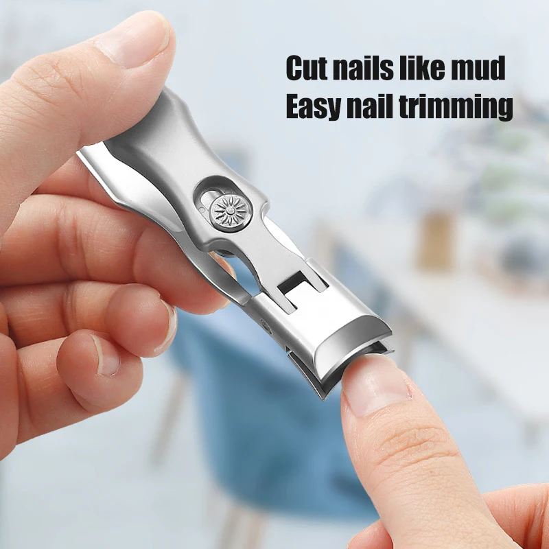 

Portable Ultra Sharp Nail Clippers withStorage Bag Stainless Steel Fingernail and Toenail Clipper for Men & Women TN