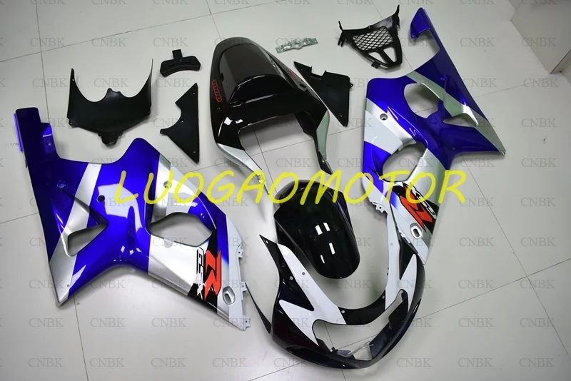 

Free Custom Cowlings Injection Body kits fairings kit For Blue Blk White SUZUKI GSXR1000 2003 2004 bodywork 03 04 Fairing kits