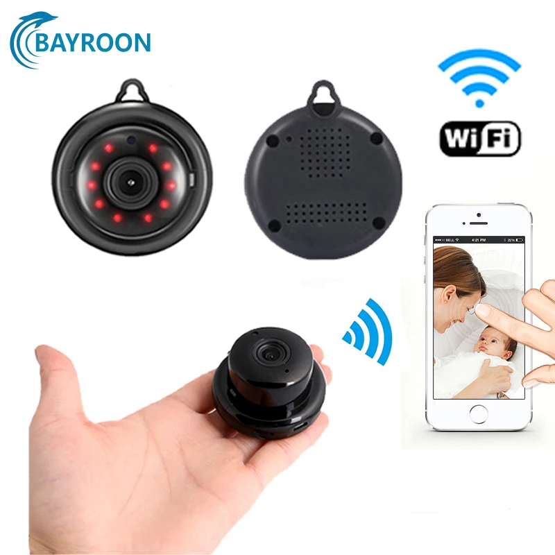 Домашняя безопасность мини wifi 1080P IP камера беспроводная маленькая CCTV инфракрасная камера ночного видения с функцией обнаружения движения Слот для sd-карты аудио приложение камера