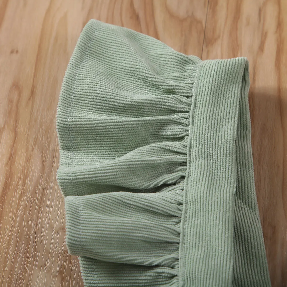 Платье-пачка вельветовое без рукавов с оборками 2020 | Детская одежда и обувь