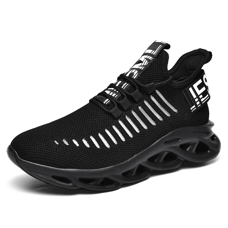Breathable Running Shoes Light Men's shoes Krasovki Sapato Masculino Sports Shoes Large 45 Lace up Walking Jogging Casual Shoes