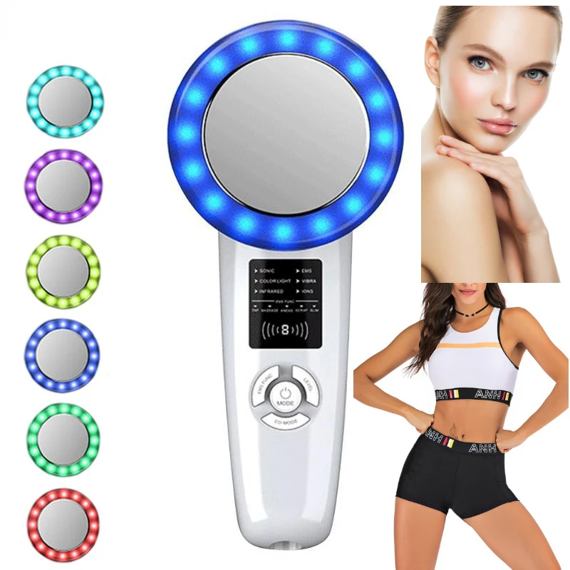 6 In 1 Body Slimming Massager ultrasonic Weight Loss Anti-Cellulite Fat Burner Infrared EMS Therapy Women Beauty Machine
6 In 1 Body Slimming Massager ultrasonic Weight Loss Anti-Cellulite Fat Burner Infrared EMS Therapy Women Beauty Machine