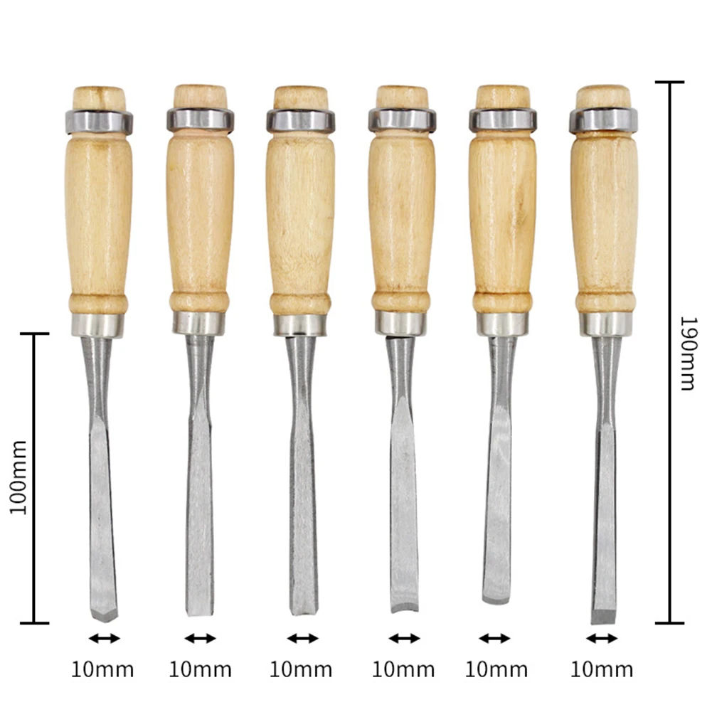 

12pcs/set Manual Wood Carving Hand Chisel Carpenters Woodworking Carving Tool Kit DIY Craft Carbon Steel Chisel For Woodworking