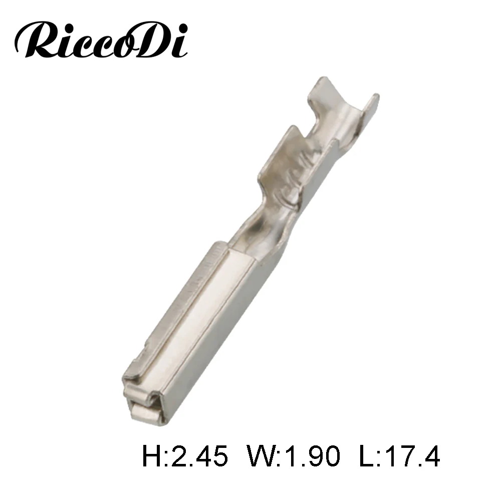 50 шт. 1 2 мм Автомобильный обжимной терминал гнездовые контакты провода для Tyco