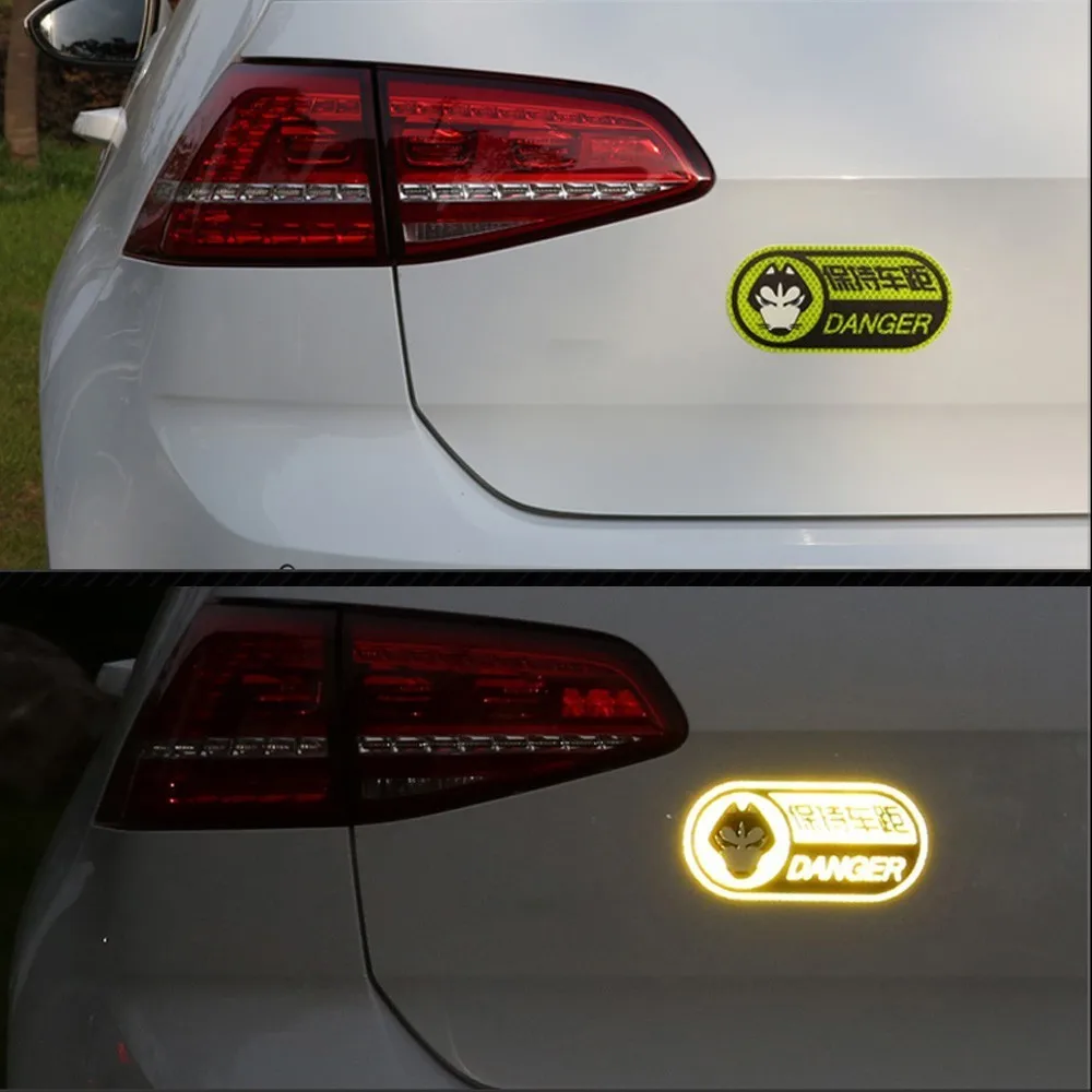 Автомобильная наклейка ночная супер светоотражающая лента предупреждающий знак