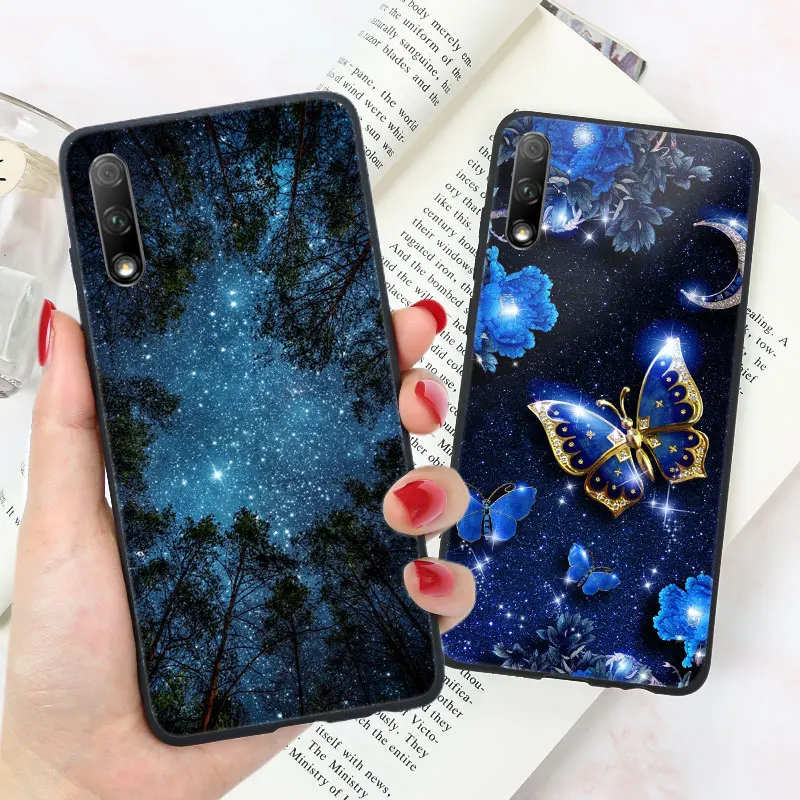 Глянцевая блестящая для huawei honor 7C AUM-L41 чехол задняя крышка huawei honor 7C 8C 8A 8S 8X 9X чехол