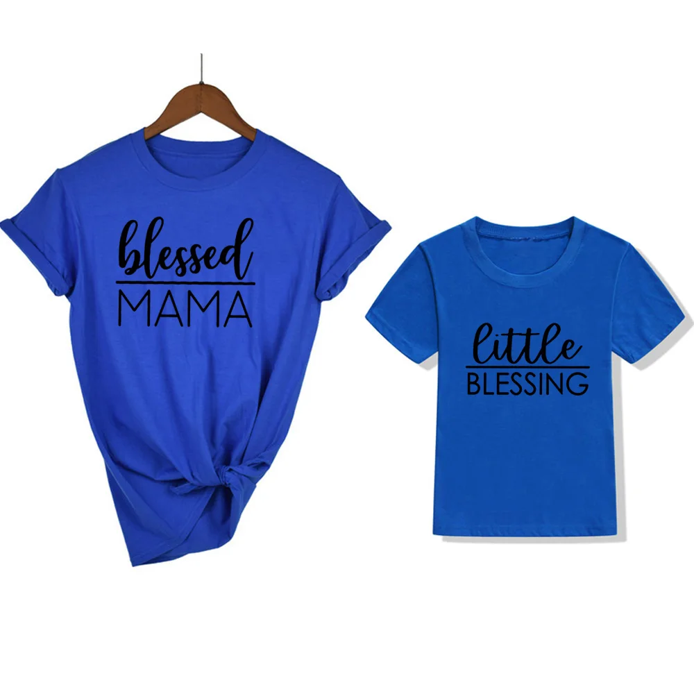 Camiseta de manga corta a juego para madre y mujer, ropa para el d&iacute;a de la madre, 1 unidad-5