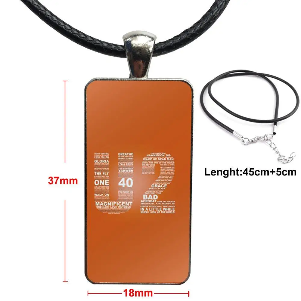 Для ребенка рок-музыка U2 ирландский логотип бижутерия со стеклянными кабошонами