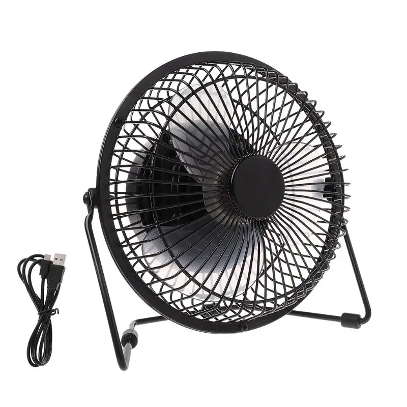 

LILENG 6" 8" 10" Large Black All Metal Electric Rotating USB Powered 18650 Battery Powered Desktop Fan 100% brand new