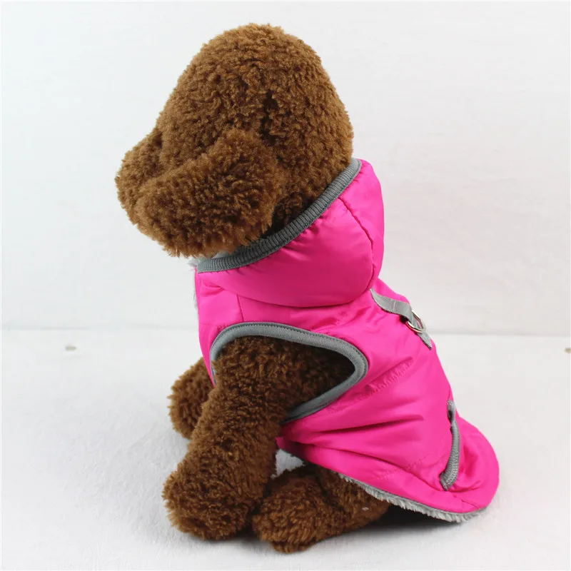 Теплый жилет для собак пальто домашних животных водонепроницаемая одежда куртка