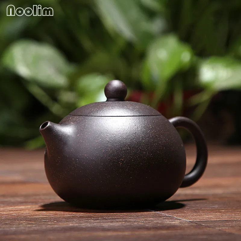 Чайник ручной работы из исинской глины Фиолетовый Глиняный с ручкой китайский