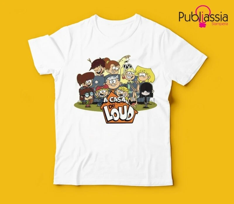 

T-shirt A Casa Dei Loud Maglietta Idea Regalo Maglia Cartoni Bambini 1