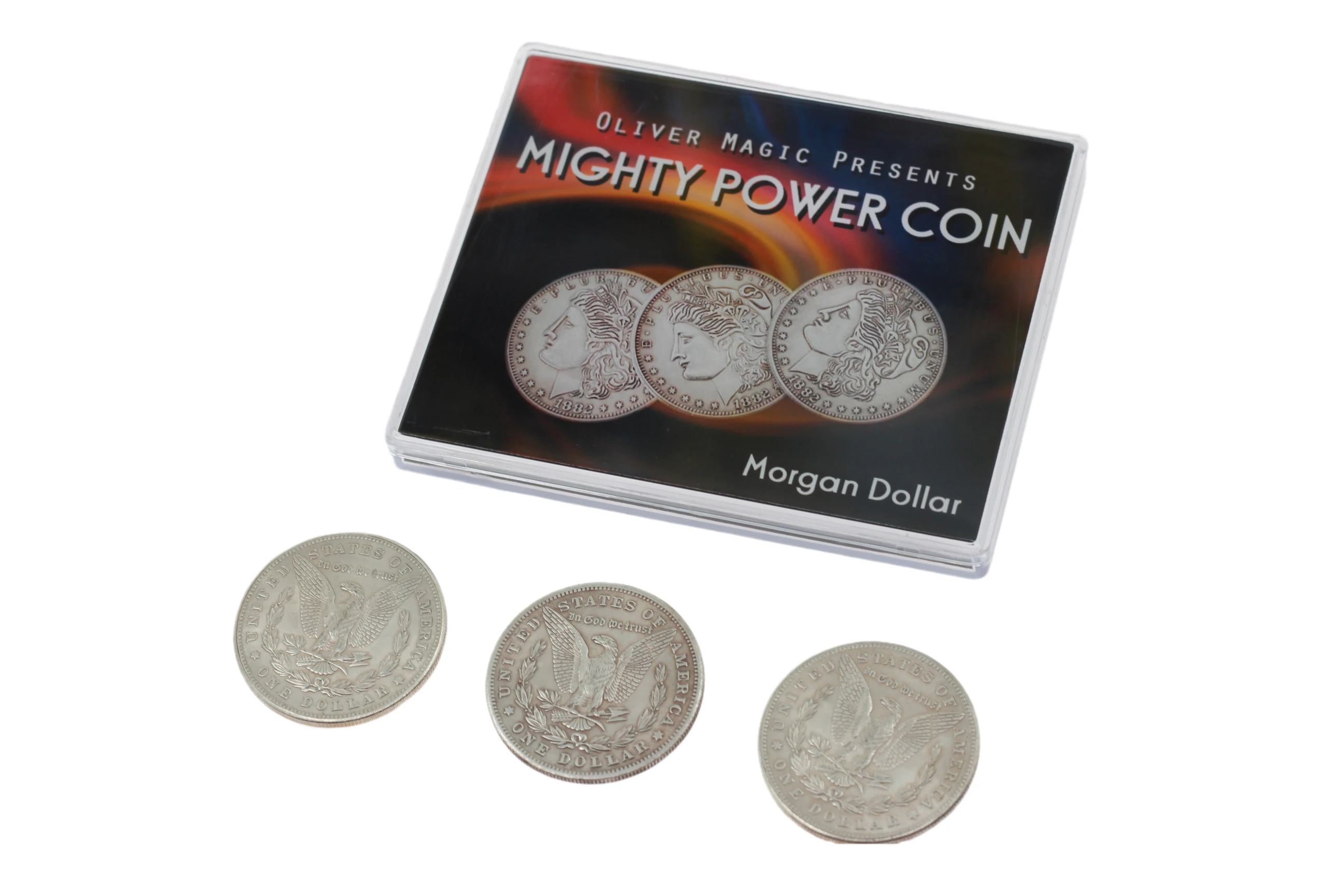 Монета могучей силы (Морган доллар) от Оливера Волшебная монета для фокусов