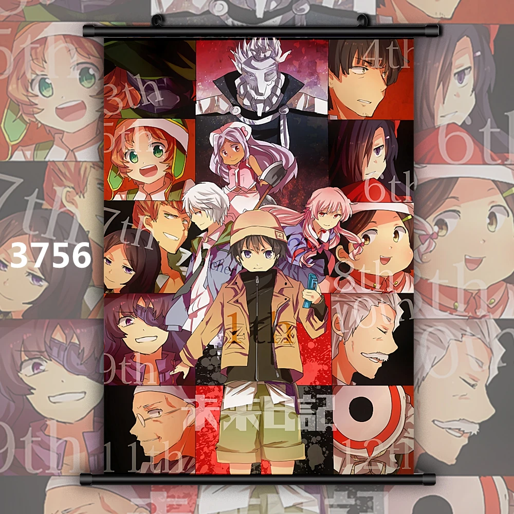 3756 Mirai Nikki дневник будущего Аниме Манга плакат в рулоне - Цвет: 3756